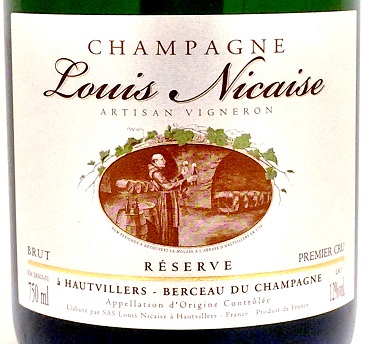 Champagne Brut Premier Cru Louis Nicaise (6x75cl)