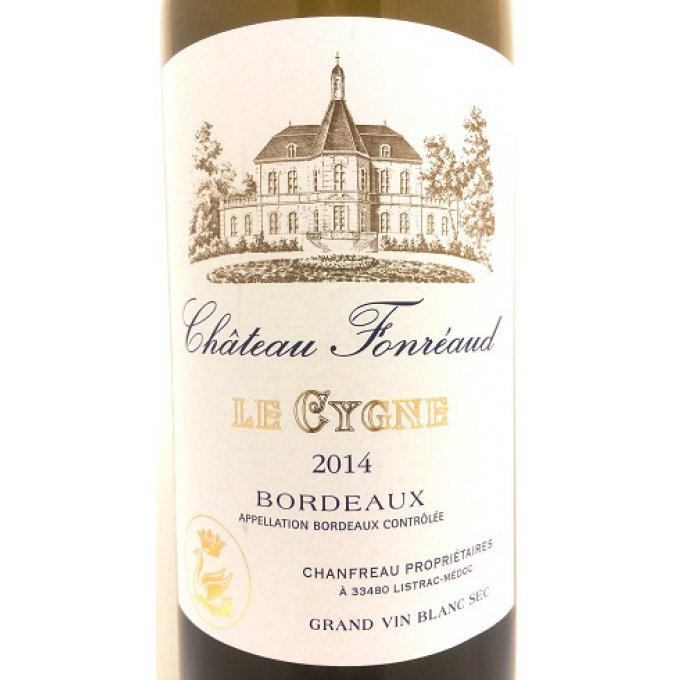 Vin blanc - Château Fonréaud, Le Cygne 2014 Bordeaux (6x75cl)