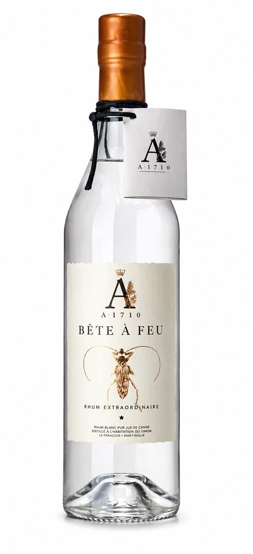 A1710 “Bête à Feu” – Rhum blanc agricole – Martinique – 70 cl – sans étui