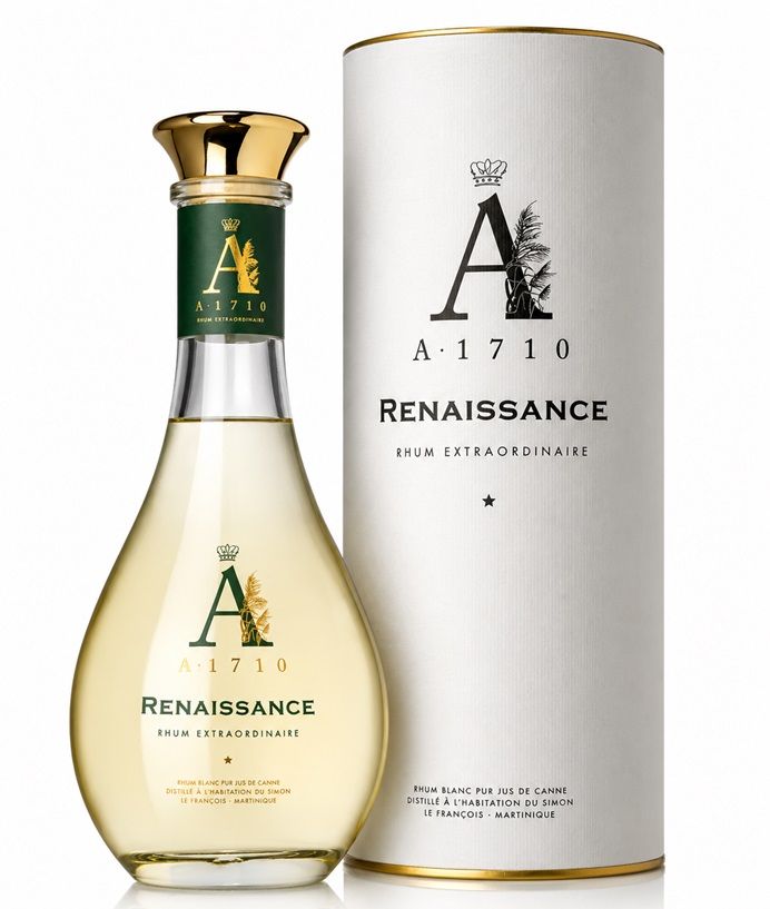 A1710 Renaissance – Rhum agricole blanc-paille – Martinique – 70 cl – avec étui