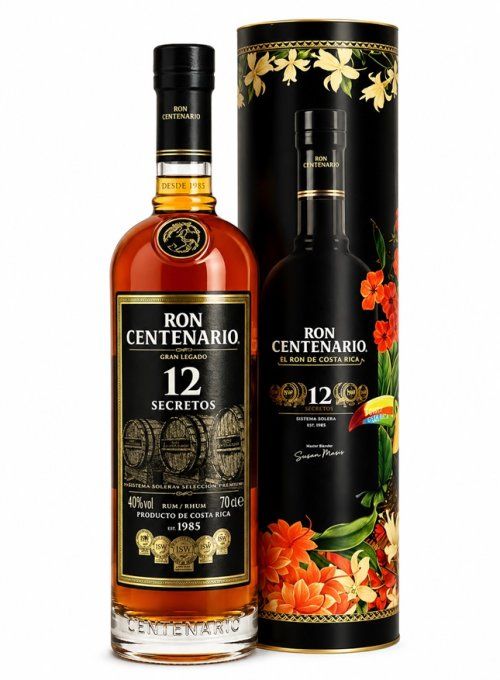 CENTENARIO 12 ans – Rhum vieux – Costa Rica – 70 cl – avec étui
