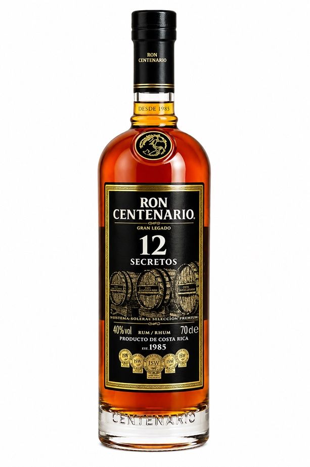 CENTENARIO 12 ans – Rhum vieux – Costa Rica – 70 cl – avec étui
