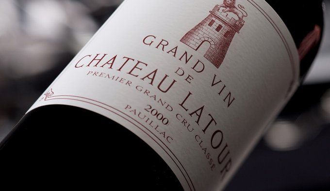 Château Latour, Premier Cru Classé AOC Pauillac - étiquette du millésime 2000