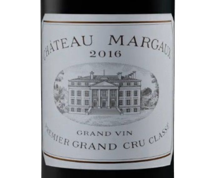Château Margaux, Premier Cru Classé AOC Margaux - zoom sur l'étiquette du millésime 2016