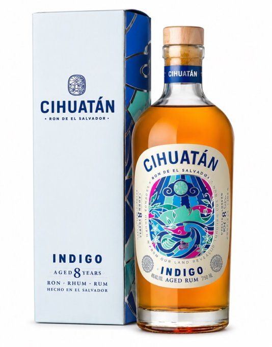 CIHUATAN Indigo 8 ans – Rhum vieux – Salvador – 70 cl – avec étui