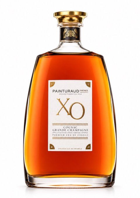 Cognac 1er Cru Grande Champagne “XO” – 25 ans (Painturaud Frères) – 70cl – avec étui