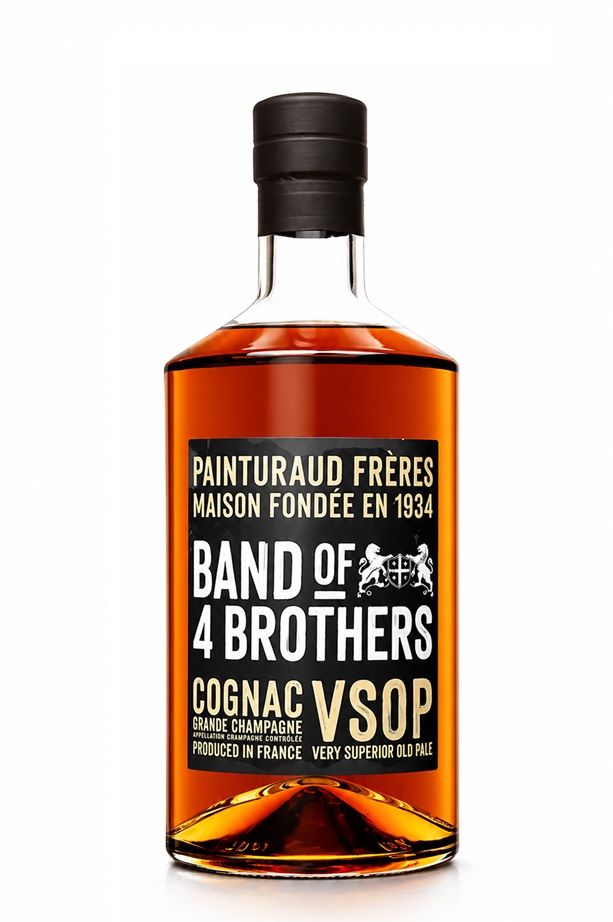 Cognac Grande Champagne VSOP “Band of Brothers” – 5 ans (Painturaud Frères) – 70cl – sans étui