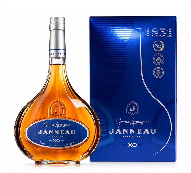 JANNEAU Grand Armagnac XO (10 à 30 ans) – 70cl – avec étui