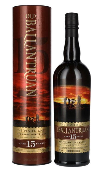 OLD BALLANTRUAN 15 ans – Speyside 70 cl – avec étui