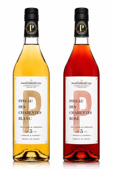 Pineau des Charentes Blanc ou Rosé vieilli 5 ans en fûts – Painturaud Frères – 75cl – sans étui