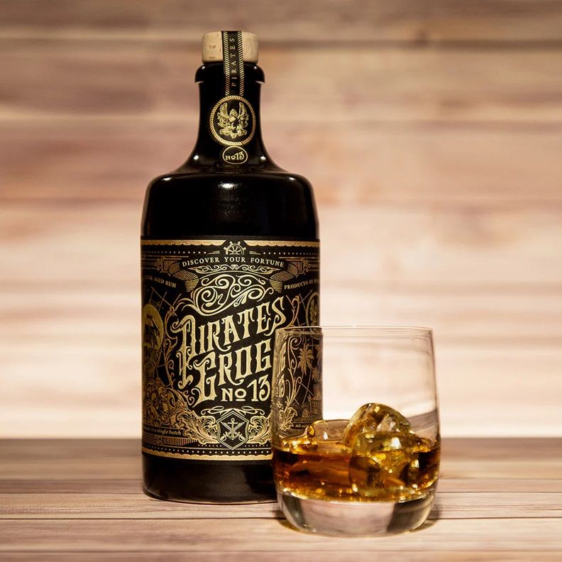 PIRATES' GROG N°13 – Rhum vieux – Honduras – 70 cl – sans étui