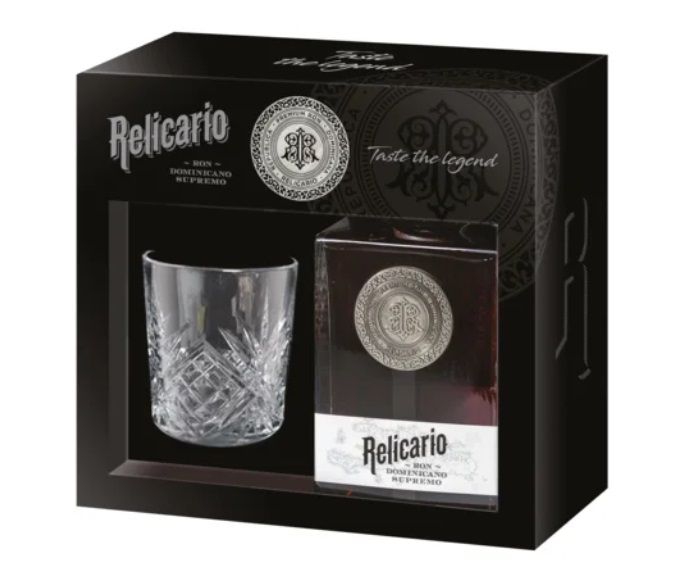 RELICARIO Supremo – Rhum vieux – République Dominicaine – 70 cl (en Coffret avec 1 verre)