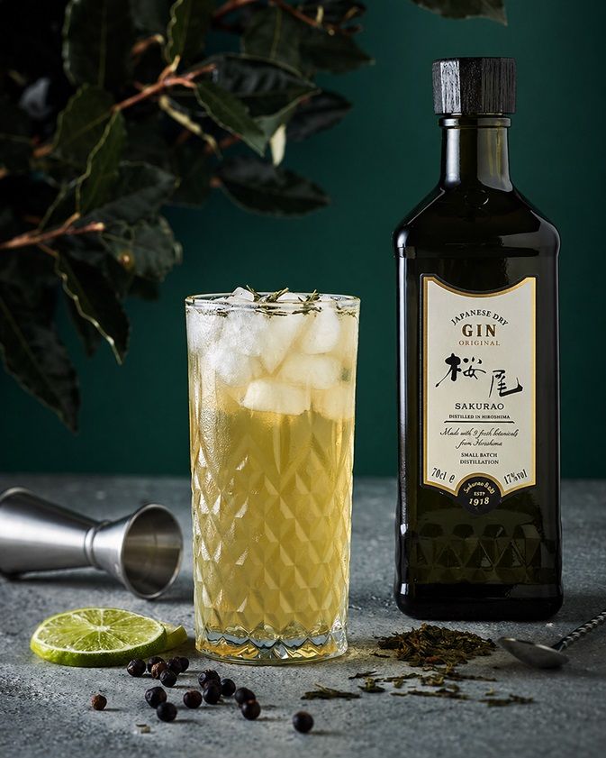 SAKURAO Gin Original – London Dry Gin – Japon – 70 cl – En coffret avec 1 verre