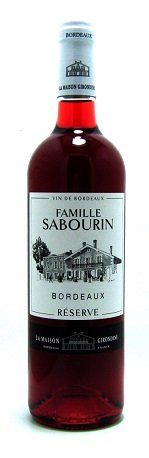 Vin Famille Sabourin Réserve Bordeaux Clairet – sec,  rond et fruité, couleur foncé FAMILLE SABOURIN "RÉSERVE" Clairet 2023 (6x75cl)
