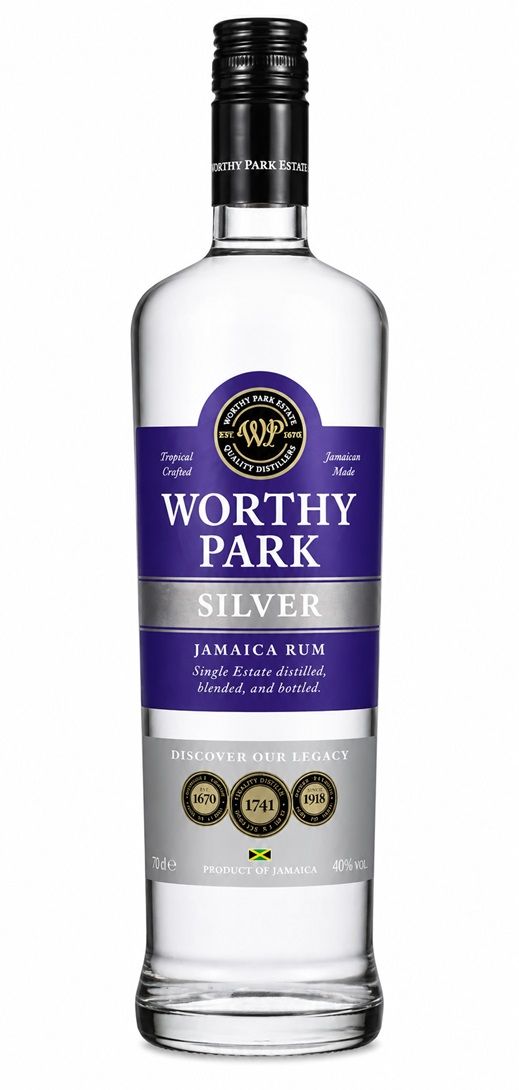 WORTHY PARK Silver – Rhum blanc – Jamaïque – 70 cl – sans étui