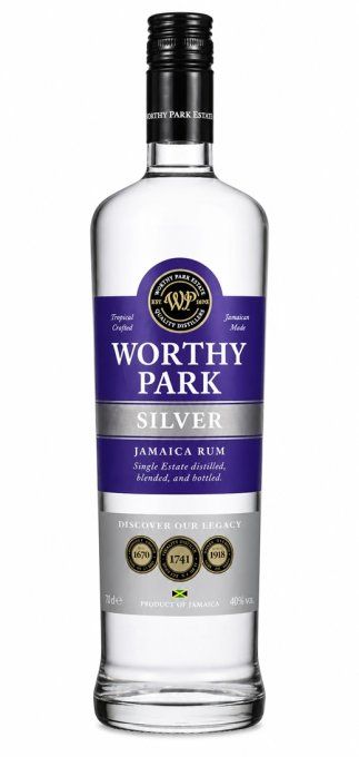 WORTHY PARK Silver – Rhum blanc – Jamaïque – 70 cl – sans étui