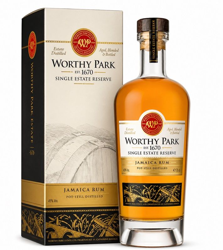 WORTHY PARK Single Estate Reserve – Rhum vieux – Jamaïque – 70 cl – avec étui